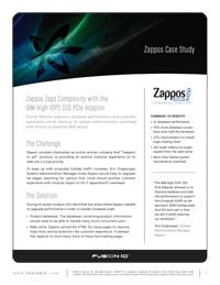 Fusion-io  CaseStudy - Online Retailer Slashes Cost while achieivng 3x performance increase for SQL001