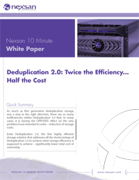 NexSan - Deduplication_10min_whitepaper